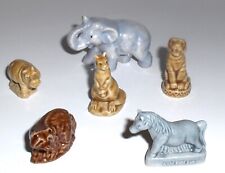 Lot Of 6 Miniature Porcelain Animal Figurines picture