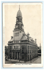 City Hall Fall River MA Massachusetts Postcard - Damaged EP Charlton Pub picture
