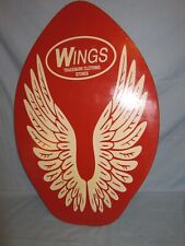 Vintage Wings Trademark Clothing Stores Advertising Skim Board picture