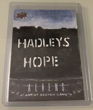 2018 UPPER DECK ALIENS 1/1 ARTIST SKETCH CARD HADLEYS HOPE ALIEN MOVIE picture