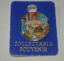 Las Vegas Round Souvenir Lapel Hat Pin picture