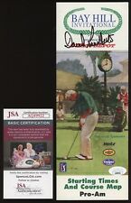 Arnold Palmer Bay Hill Invitational Golf Program AUTO JSA COA David Leadbetter picture