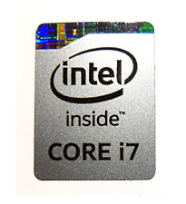 50PCS  Intel Core i7 Silver Sticker Case Badge Genuine USA Lot Wholesale OEM picture