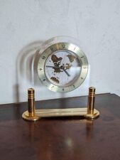 Vintage Glass and Brass World Clock picture
