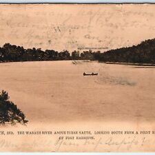 1909 Terre Haute, Ind. Raphael Tuck Postcard Wabash River Photo by Weinstein A25 picture
