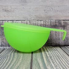 Tupperware Large Forget Me Not Onion/Tomato/Citrus Keeper Lime Green 5105 EUC picture