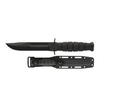 KA-BAR Short Knife 1258 with Hard plastic stealth 1095 Cro-Van Steel Blade picture