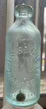 DUQUESNE PA Pennsylvania Hutchinson HUTCH Soda Water Bottle VERY RARE picture