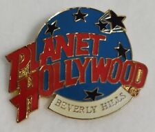 PLANET HOLLYWOOD Lapel Pin Beverly Hills Classic Globe Travel Souvenir picture