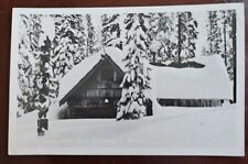 RPPC White River Park Buildings In The Winter Snow Indiana Vintage Postcard picture