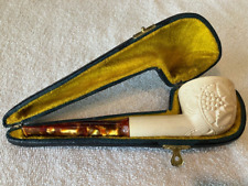 Vintage CAO Hand Crafted Meerschaum Tobacco Pipe with Case picture