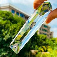 150MM Fengshui Rocket Arrow Crystal Hanging Faceted Prism Glass Suncatcher Lamp picture