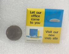 My Health Advertising Button Pin  picture