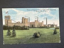 1910s Racine Wisconsin Horlicks Malted Milk Adv Postcard  R12 picture