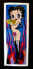 BETTY BOOP STICKER “SEXY HOT UNDRESSED BOOP ” 2 1/4 x 5 1/4￼” SUPER BEAUTIFUL picture