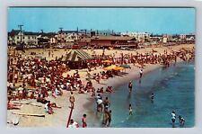 Virginia Beach VA-Virginia East Coast Championship Surfing Meet Vintage Postcard picture