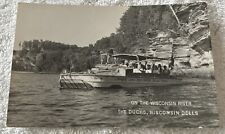 Old Photo Postcard The Ducks on Wisconsin River in Wisconsin Dells picture