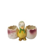 Vintage 1950s Anthropomorphic Duck Spring Easter Planter Japan picture