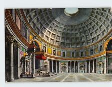 Postcard Interior of the Pantheon, Rome, Italy picture