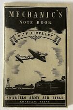 1943 ORIGINAL Boeing B-17 Airplane Mechanic’s Note Book - WWII Aircraft Manual picture