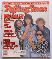 Rolling Stone Magazine Cover Only ( Van Halen ) July 3, 1986 picture