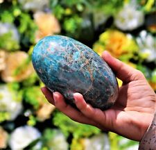 Large 130MM Natural Blue Apatite Chakra Healing Power Metaphysical Lingam picture