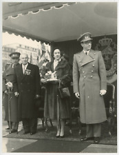 Vintage Queen Fabiola and King Baudouin of Belgium Silver Print Tira picture