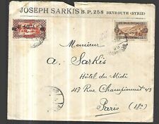 1928 Greater Lebanon Letter from Beirut to Paris picture