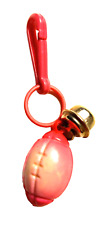 Vintage 1980s Plastic Charm Football Pink 80s Charms Necklace Clip On Retro picture