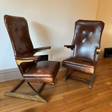 Vtg PAIR ROK-A-CHAIR Mid Century Modern Cantilever Spring Rocking Chair Rocker picture