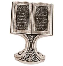 Quran Open Book with Ayatul Kursi and Nazar Dua - Muslim Home Mother of Pearl picture