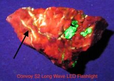 Big Afterglow Willemite Yellow Fluorescent Calcite Fluorescent Mineral Strl H NJ picture