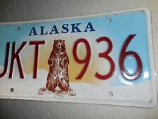 1) Alaska License Plate Bear # JKT~936 'EXPIRED'  SHIPS lower 48 F R E E  picture