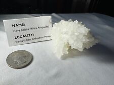 Sparkly White Aragonite or Cave Calcite ~ Mexico ~  picture