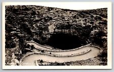 Entrance To Carlsbad Cavern NM C1930 RPPC Postcard J6 picture