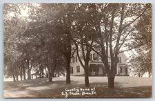 Buda Illinois~CZ Chase Country Home on Hill~c1915 RPPC picture