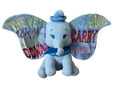 Disney Store Wisdom Collection Dumbo Elephant Big Ears Stuffed Animal Plush Blue picture