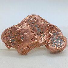 Raw Native Copper Specimen With Chrysocolla Large Natural Healing Copper Nugget  picture