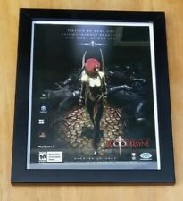 Bloodrayne Framed Print Ad/Poster Official Vintage PS2 Vampire Video Game Art picture