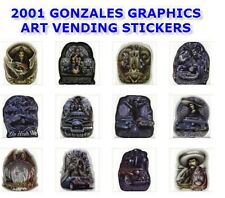 RARE NEW GONZALES GRAPHICS ART 2001 HOMIES HOLOGRAPHIC FOIL STICKER 2.5