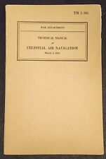 1941 War Department Celestial Air Navigation Technical Manual TM 1-206 WWII picture