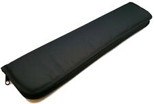 Black Nylon Zippered Fleece Lined Padded Storage Pouch Case Sheath Knife 19.5