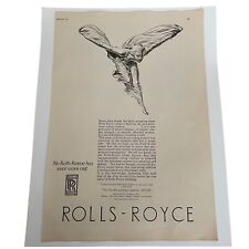 1924 Rolls-Royce Phaeton Antique Vintage ORIGINAL Print Ad picture