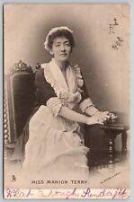 Miss Marion Terry - English Actress - Tuck No 1048 Stage Favorites 1904 Postcard picture