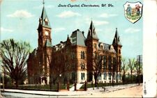 Vintage postcard - State Capitol, Charleston, W. Va. WEST posted c1900s picture