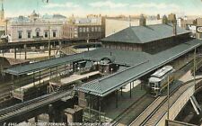 Dudley Street Terminal Station Railroad Depot Roxbury Mass Postcard PM1911 picture