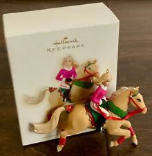 Hallmark Keepsake Ornament Best in Show Barbie Riding Horse NIB picture