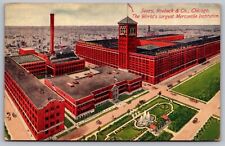 Sears Roebuck Company Chicago Illinois Mercantile Institution Vintage Postcard picture