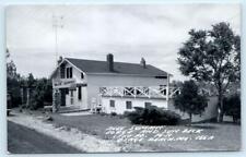 RPPC OSAGE BEACH, Missouri MO ~ Roadside BLUE SUMMIT LODGE c1950s Motel Postcard picture