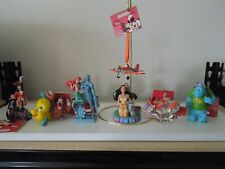 DISNEY STORE ORNAMENTS SET OF (7) NEW/MINT w/TAGS VARIOUS CHARACTERS SEE PICTURE picture